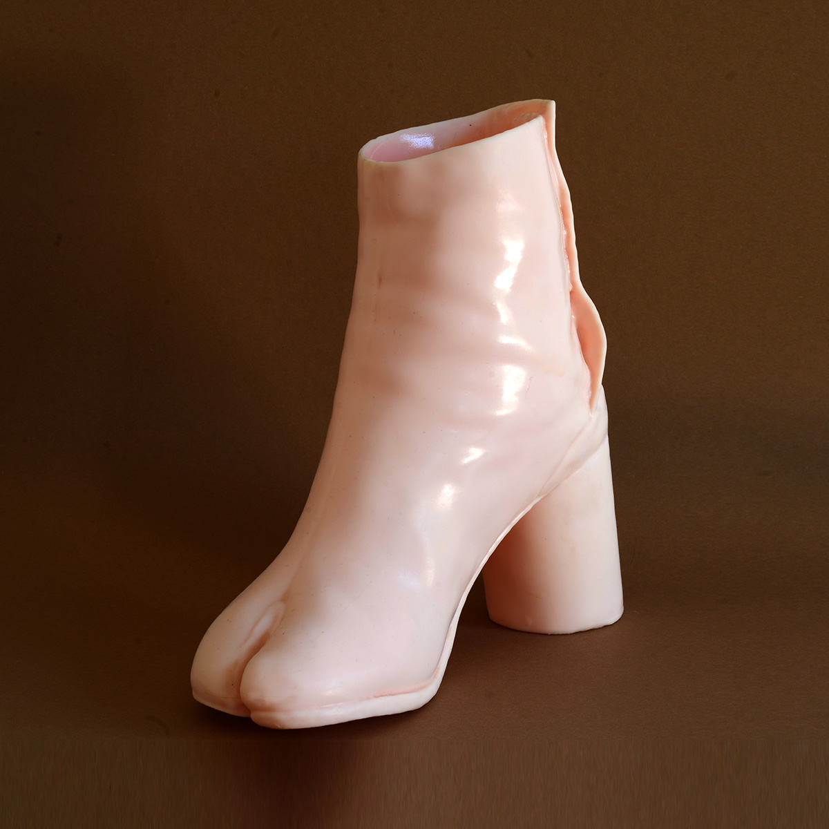Tabby Boot Vase
